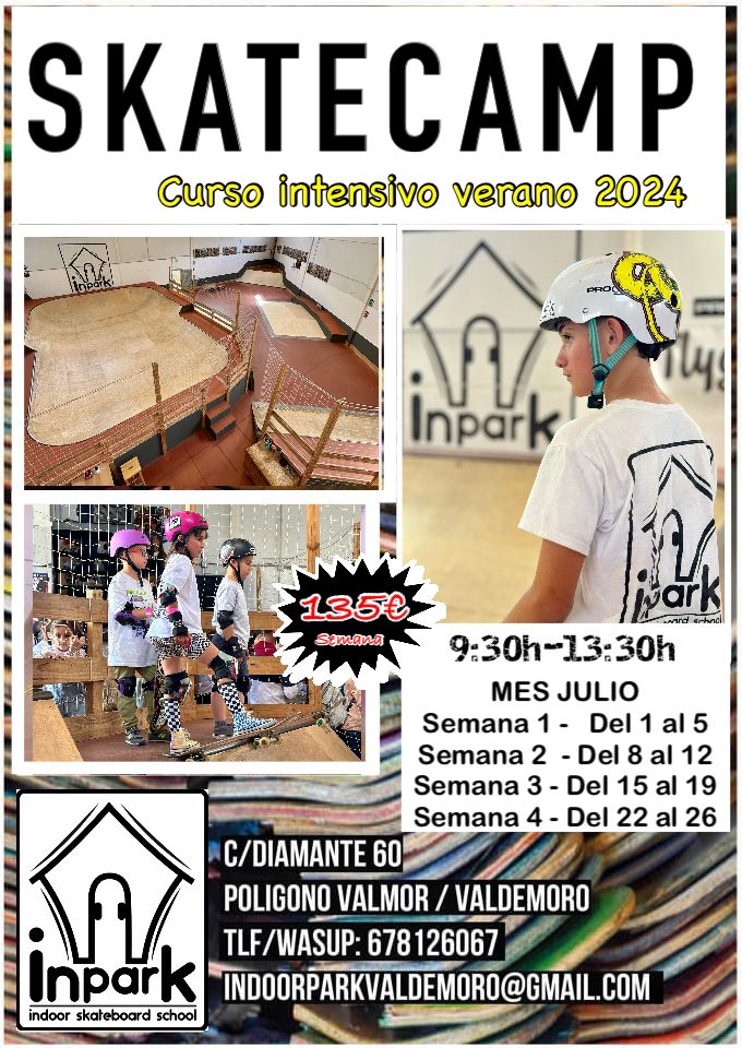 SKATE CAMP Verano 2024