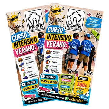Skateboard Indoor en Madrid. Escuela Inpark Madrid