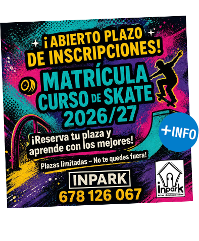 &iexcl;Abierto Plazo de Matriculaci&oacute;n de inscripciones Clases Curso de  skate! Nuevo Curso de Skateboard en Valdemoro