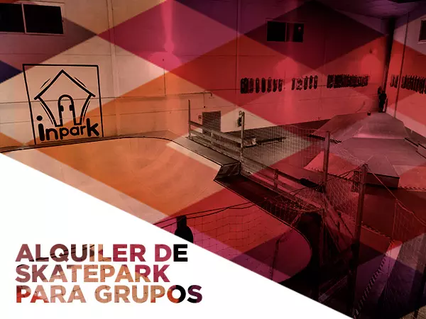 Alquiler de Skatepark indoor en Madrid. INPARK Madrid