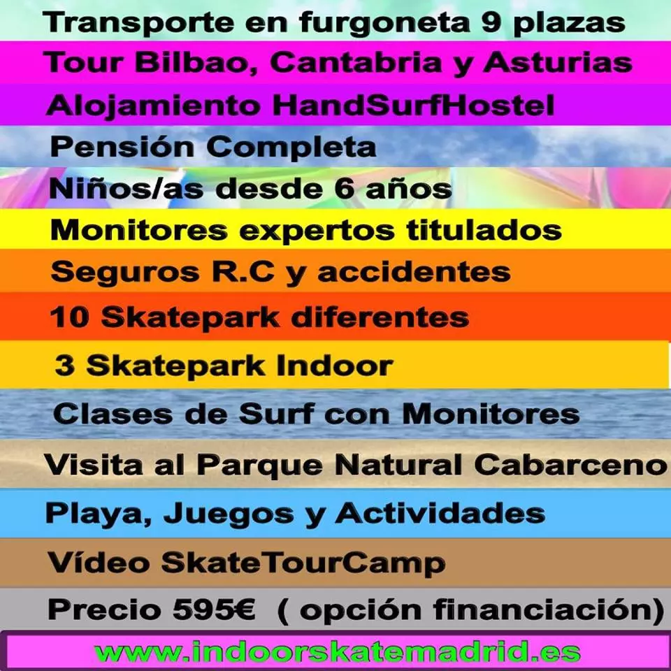 Skate Tour Camp 2019 Ya esta aqu&iacute;!!