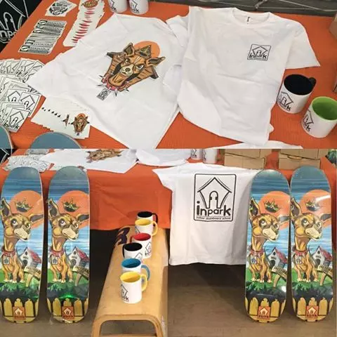 Tablas InPark y Camisetas InPark