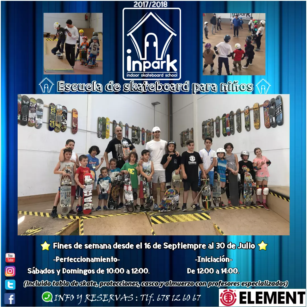 Escuela de Skateboard para niñ@s